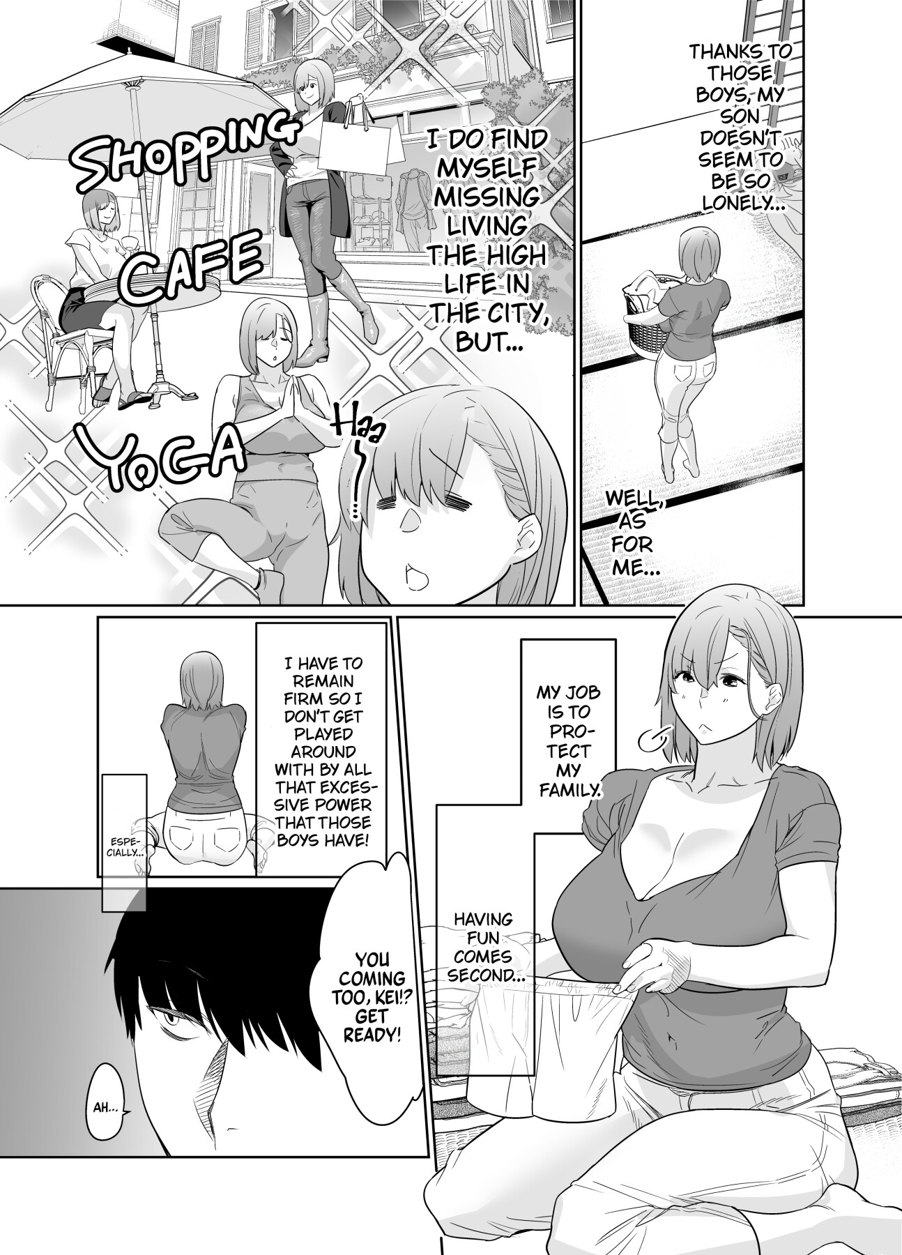 Hentai Manga Comic-Rural, Summer. Hot Sweet Sex with My Friend's Mom-Read-5